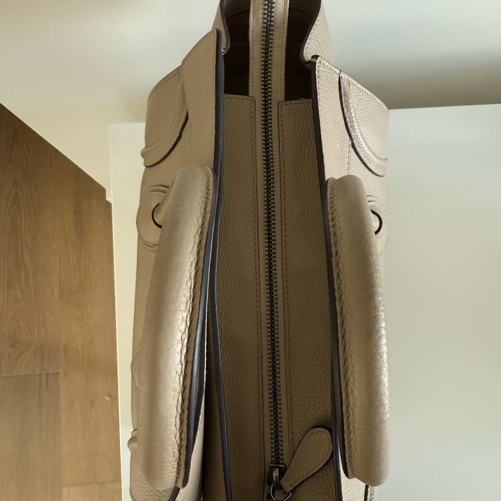Celine Tan Luggage Bag Grainy Leather Mini - Picture 6 of 12